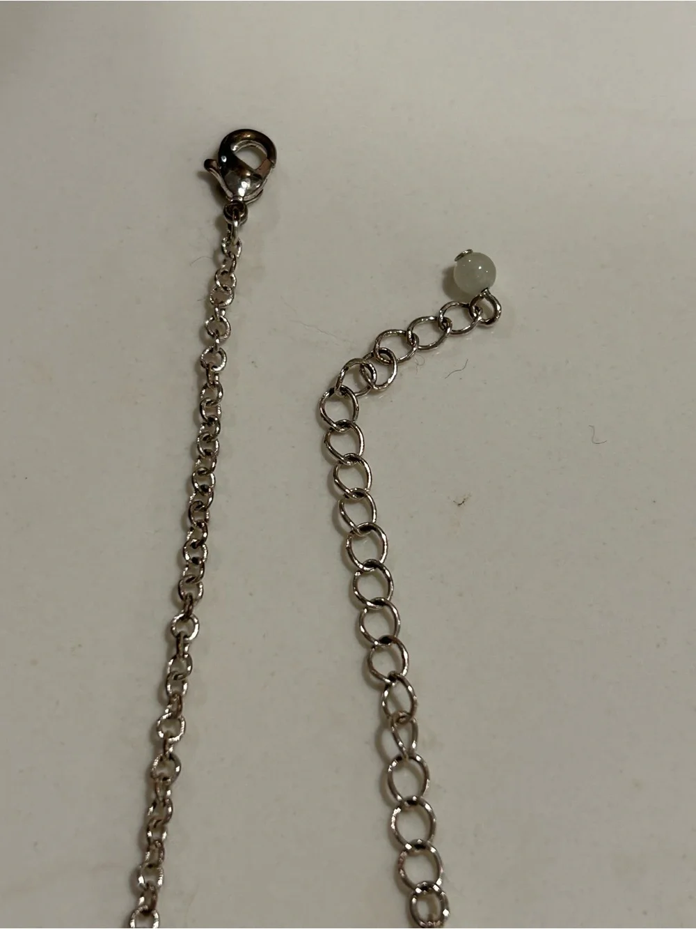 Lot of 3 dainty Silver-Tone Necklaces